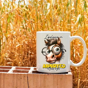 Funny sarcastic sayings, Annoyed at first sight Coffee Mug