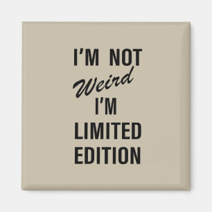 Funny sarcastic sayings black font magnet