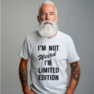 Funny sarcastic sayings black font T-Shirt