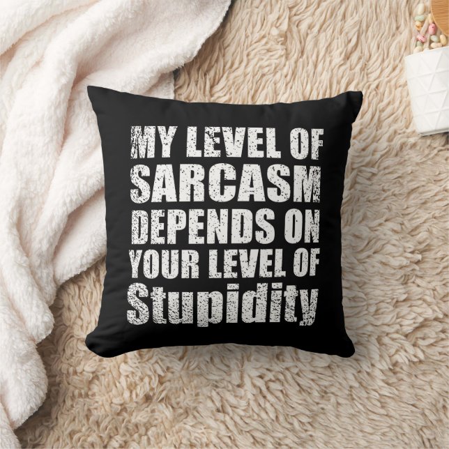 Funny sarcastic sayings famous quotes cushion (Blanket)