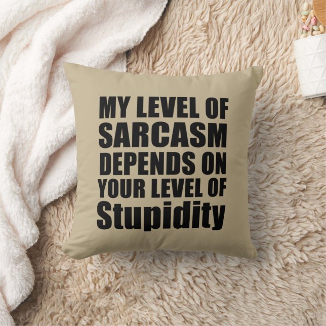 Funny sarcastic sayings famous quotes cushion (Blanket)