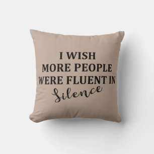 Funny sarcastic sayings famous quotes cushion