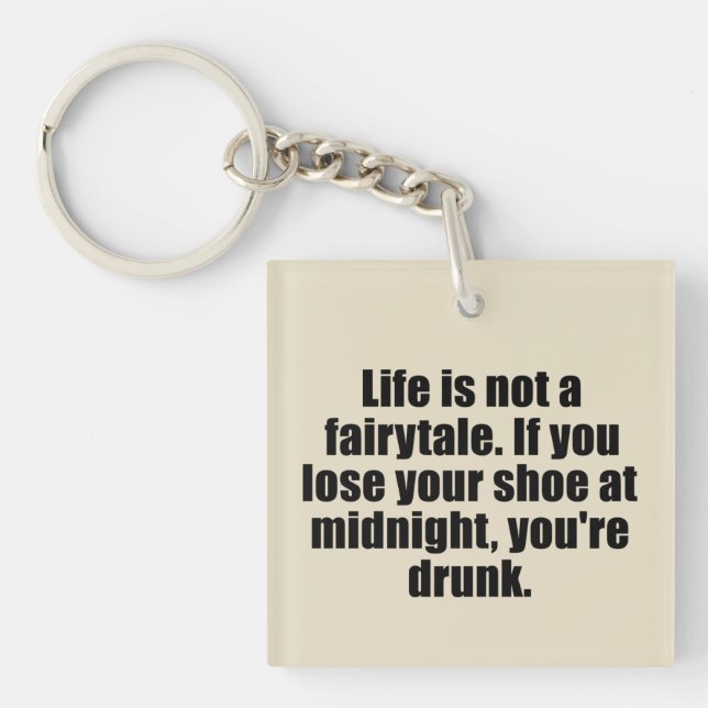 Funny sarcastic sayings famous quotes sarcasm key ring (Front)