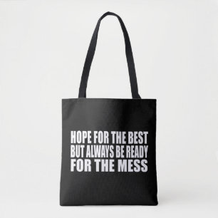 Funny sarcastic sayings famous quotes tote bag