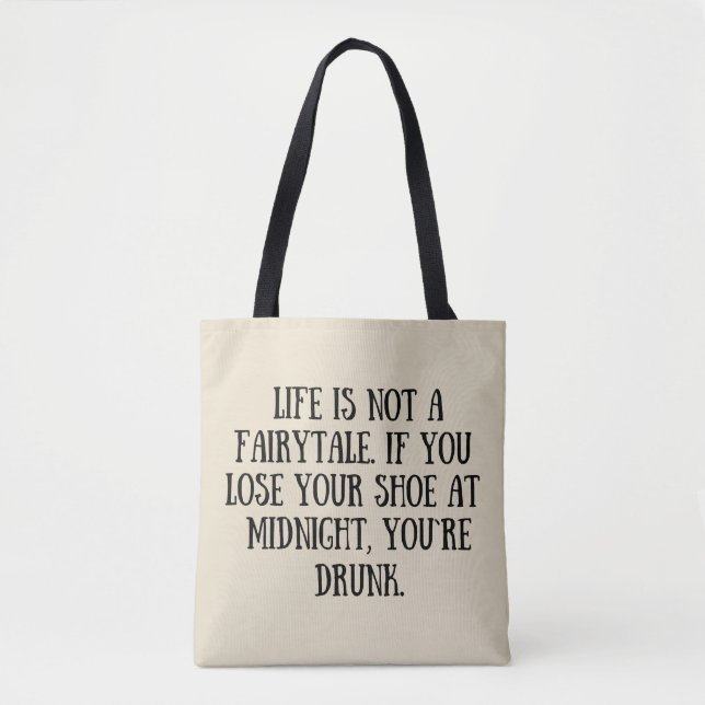Funny sarcastic sayings famous quotes tote bag (Front)