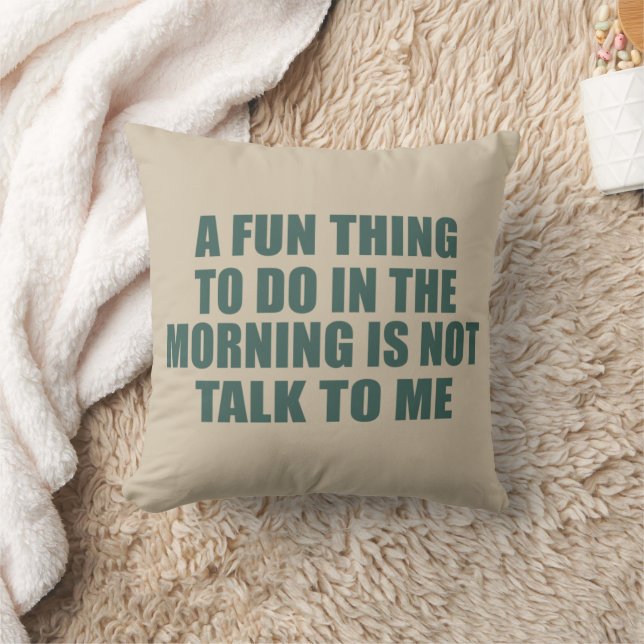 Funny sarcastic sayings introvert quotes cushion (Blanket)