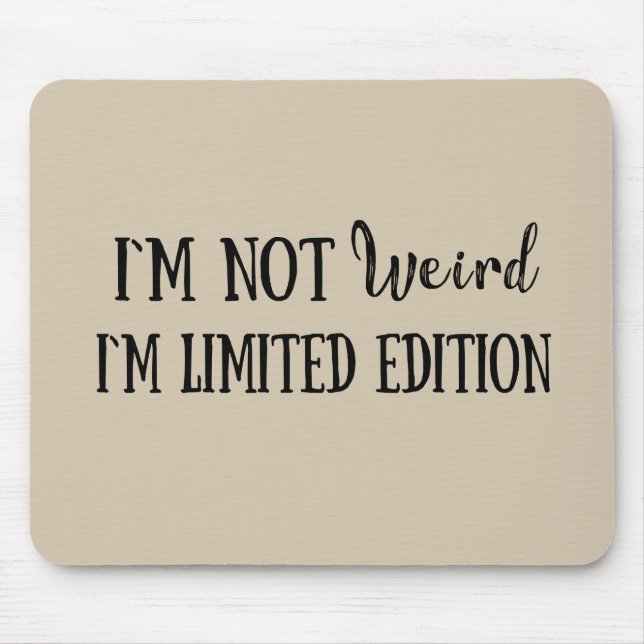 Funny sarcastic sayings introvert quotes mouse pad (Front)