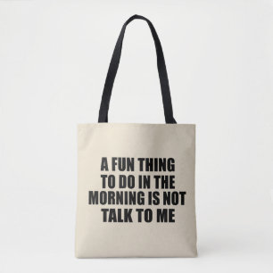Funny sarcastic sayings introvert quotes tote bag
