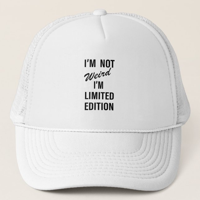 Funny sarcastic sayings introvert quotes trucker hat (Front)