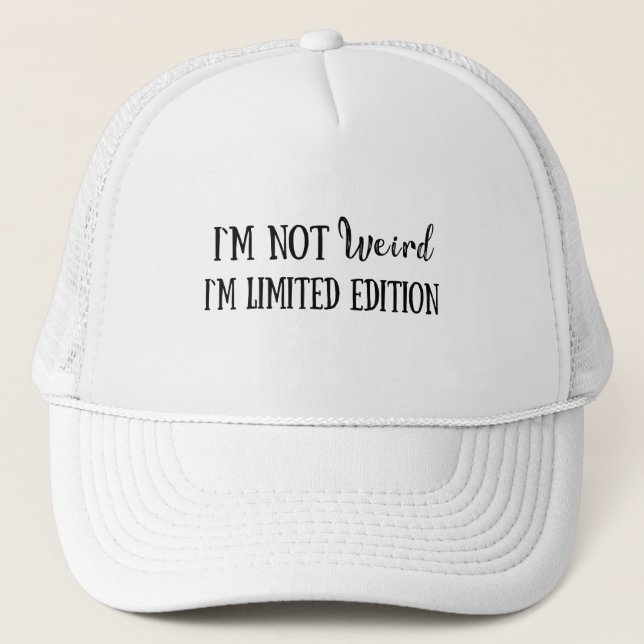 Funny sarcastic sayings introvert quotes trucker hat (Front)