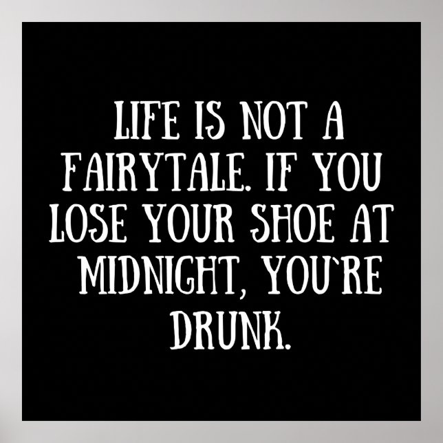 funny sarcastic sayings poster (Front)