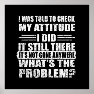 funny sarcastic sayings poster