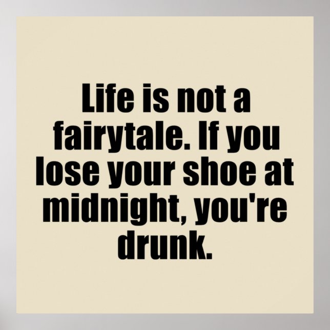 funny sarcastic sayings slogans poster (Front)