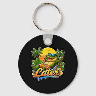 Funny Sarcastic See Ya Gator Shirt Cool Mum Men Key Ring