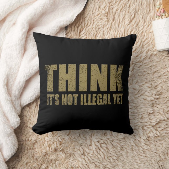 Funny sarcastic slogan adult humour sarcasm cushion (Blanket)