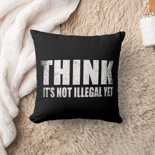 Funny sarcastic slogan adult humour sarcasm cushion (Blanket)