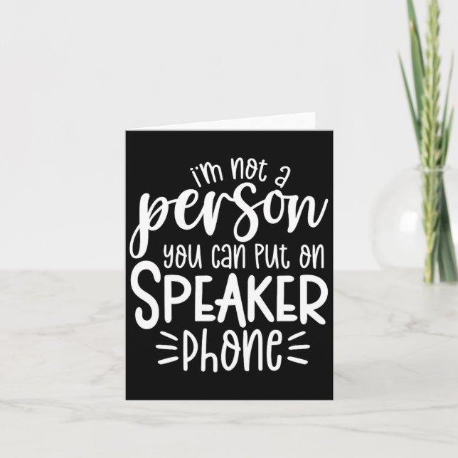 Funny Sarcastic Speak The Truth Offensive Quote Card (Front)