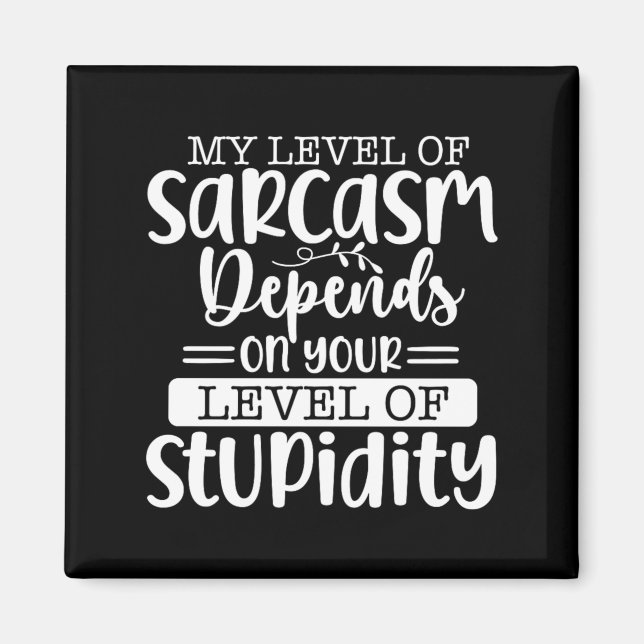 Funny Sarcastic Speak The Truth Offensive Quote Magnet (Front)