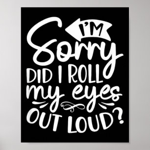 Funny Sarcastic Speak The Truth Offensive Quote Poster
