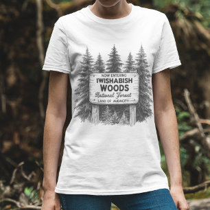 Funny Sarcastic T-Shirt, Now Entering Iwishabish T-Shirt