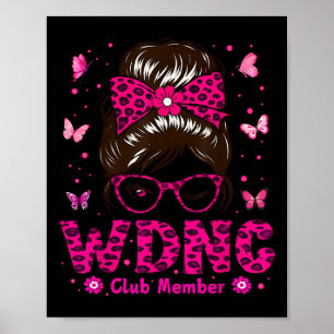 Funny Sarcastic We Do Not Care Club Proud Member O Poster