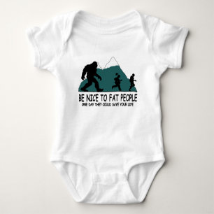 Funny Sasquatch Baby Bodysuit