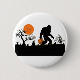 Funny Sasquatch Bigfoot Halloween Costume T-shirt 6 Cm Round Badge