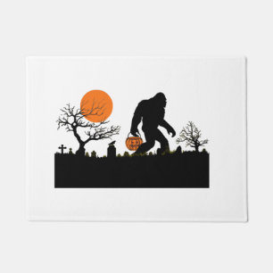 Funny Sasquatch Bigfoot Halloween Costume T-shirt Doormat