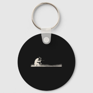Funny Sasquatch Bow Hunter Bigfoot Bow Deer Huntin Key Ring