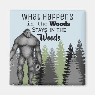 Funny Sasquatch Magnet
