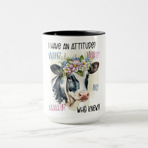 Funny Sassy Cow With Attitude Mug
