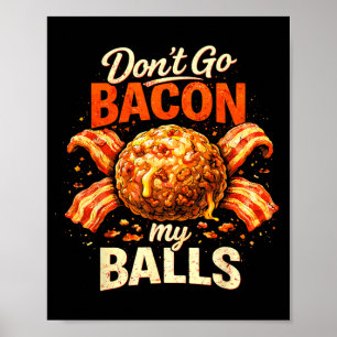 Funny Sausage Pork Sausage Lovers Breakfast Bacon Poster