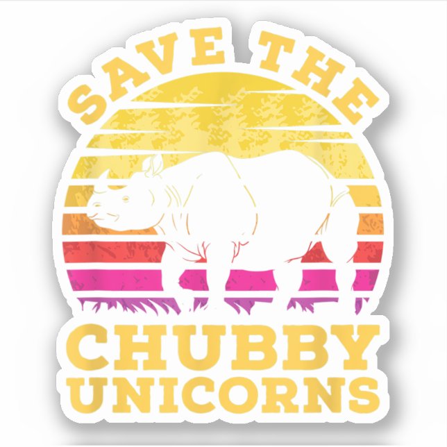 Funny Save The Chubby Unicorns Zoo Keeper (Front)