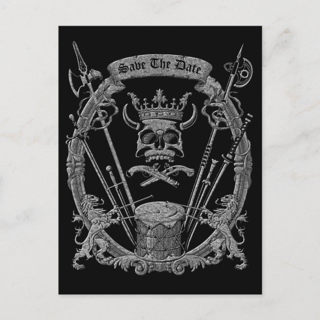 Funny Save The Date Postcard (Front)