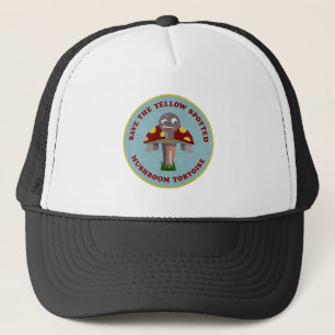 Funny save the tortoise trucker hat