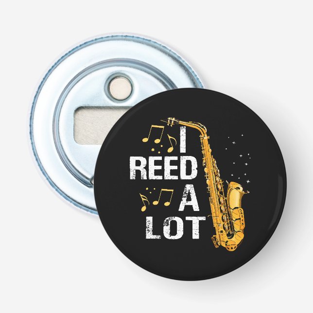 Funny Saxophone Bottle Opener (Front)