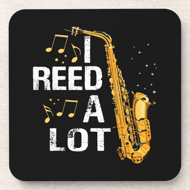 Funny Saxophone Coaster (Front)