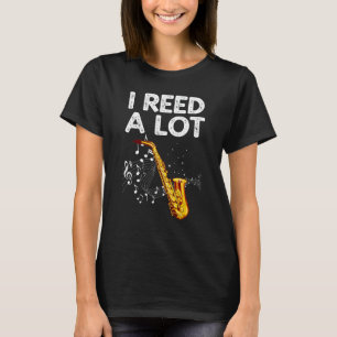 Funny Saxophone Design For Men Women Tenor Saxopho T-Shirt