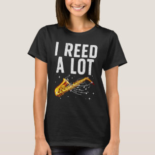 Funny Saxophone Design For Men Women Tenor Saxopho T-Shirt