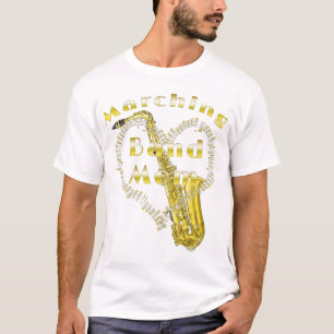Funny Saxophone Marching Band Mum T-Shirt