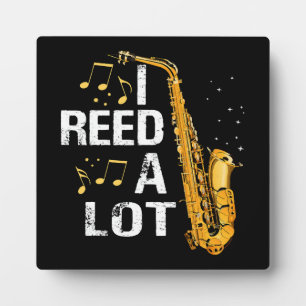 Funny Saxophone Plaque