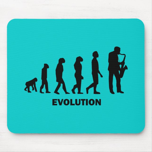 funny saxophone player mouse pad (Front)