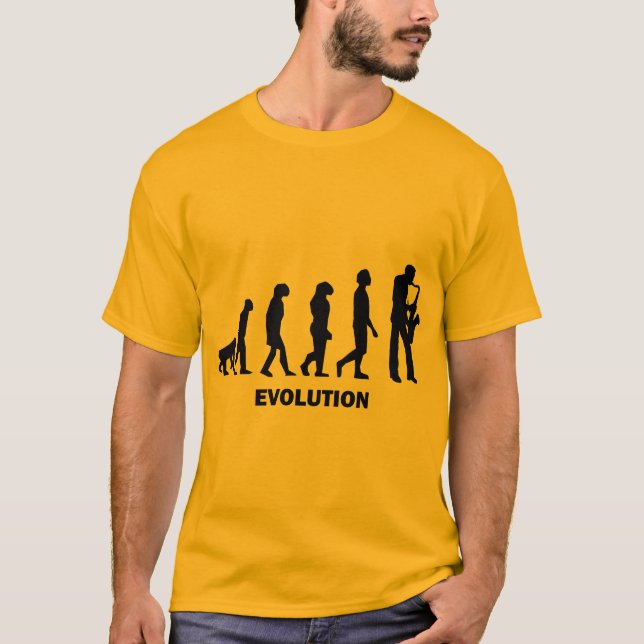 funny saxophone player T-Shirt (Front)