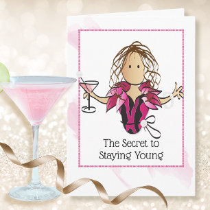 Funny Saying African American Older Woman Birthday Card