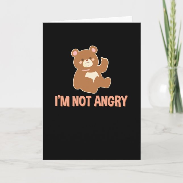Funny Saying Aggressive Card (Front)