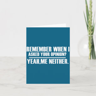 Funny Saying & Funnywith Sayings Remember When Card