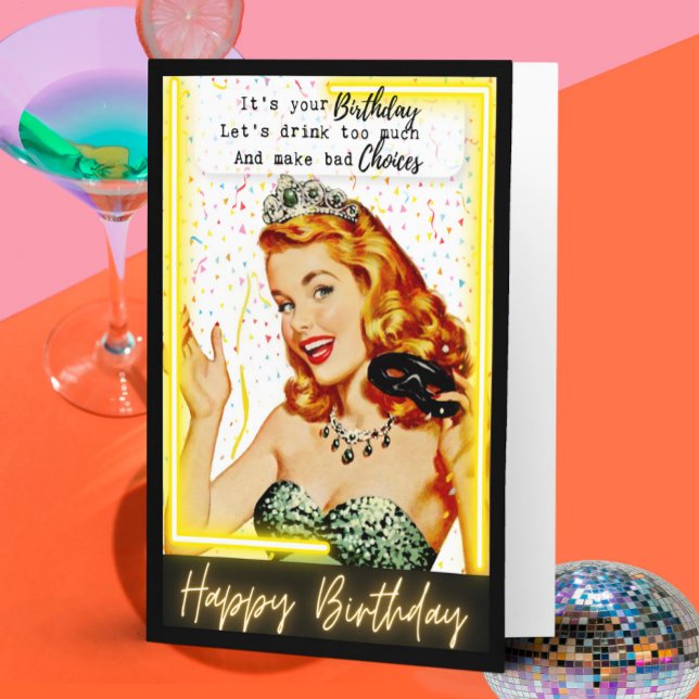 Funny Saying Birthday Card Woman Best Friend Sassy (Creator Uploaded)