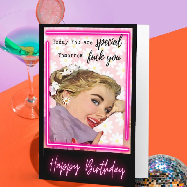 Funny Saying Birthday Card Woman Best Friend Sassy (Creator Uploaded)