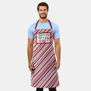 Funny Saying Christmas Apron