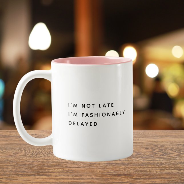 Funny Saying Coworker Fashion Lad Two-Tone Coffee Mug (Creator Uploaded)
